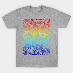 Gradient Color Mesh T-Shirt